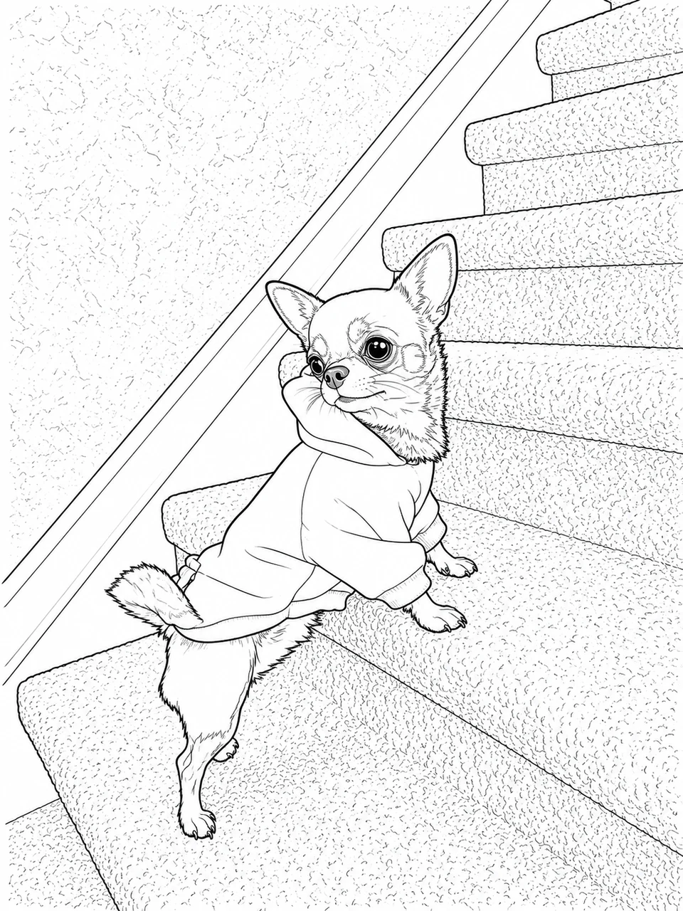 Ausmalbild des Chihuahuas