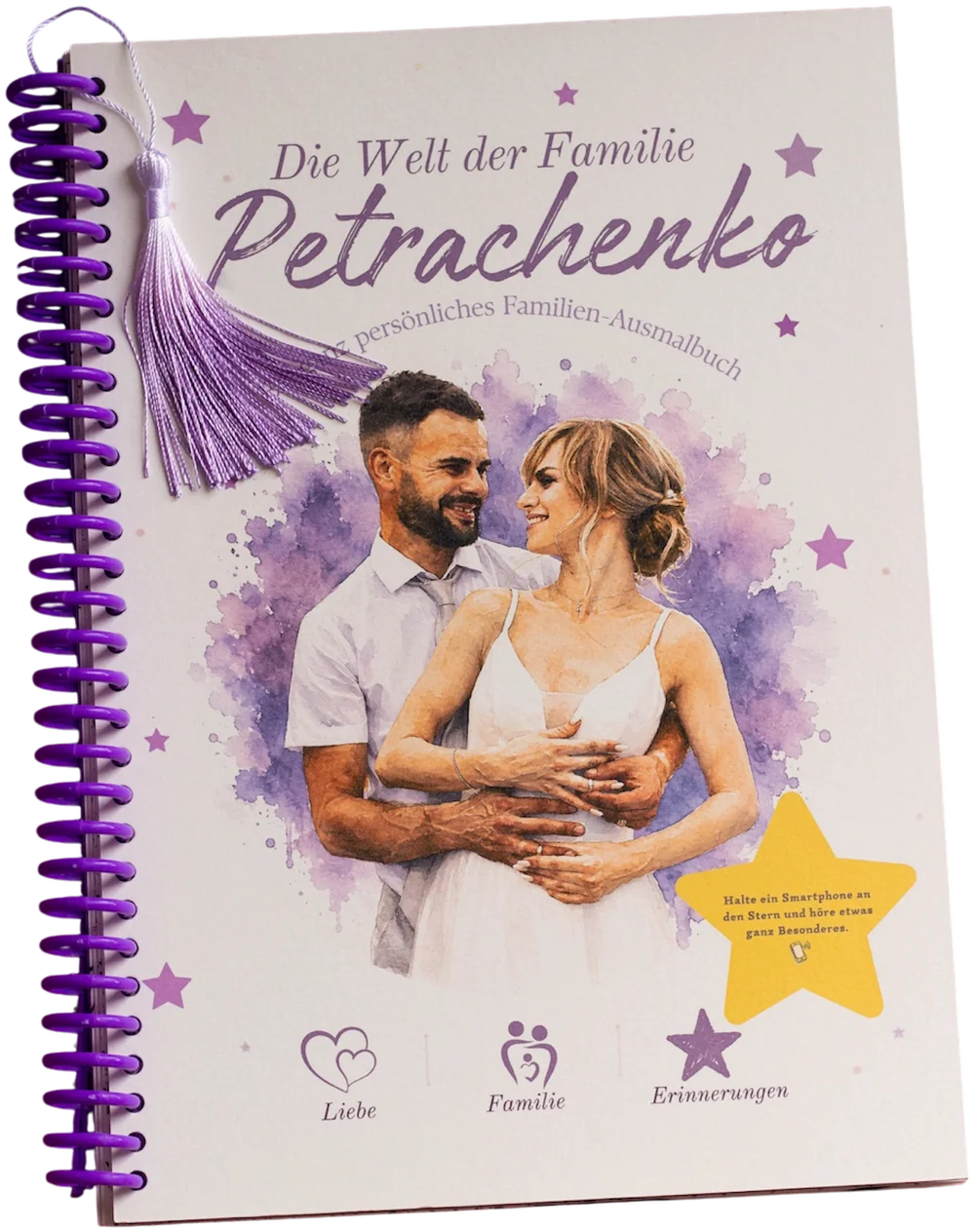 Malbuch-Cover „Die Welt der Familie Petrachenko“