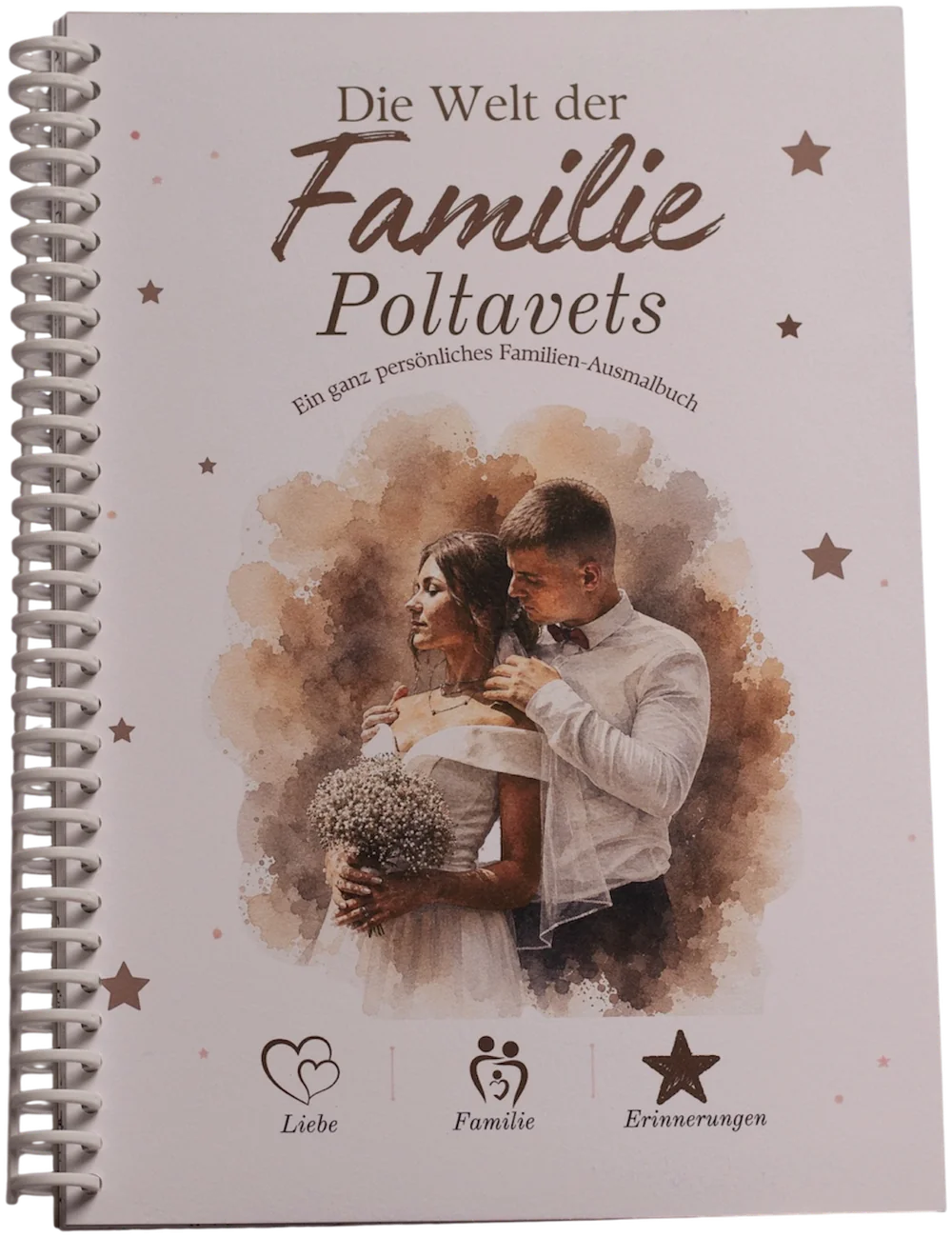 Malbuch-Cover „Die Welt der Familie Poltavets“