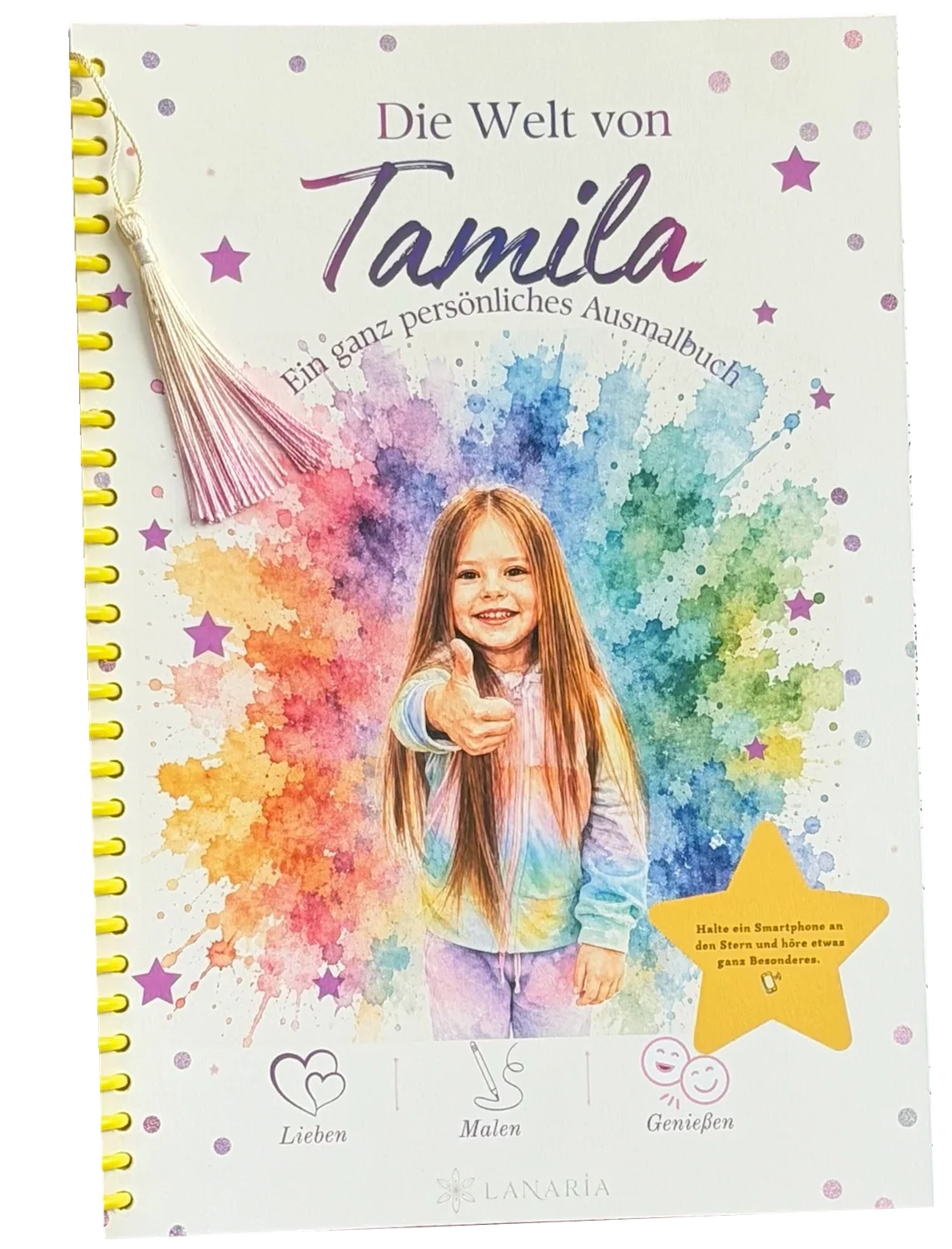 Persönliches Malbuch Die Welt von Tamila