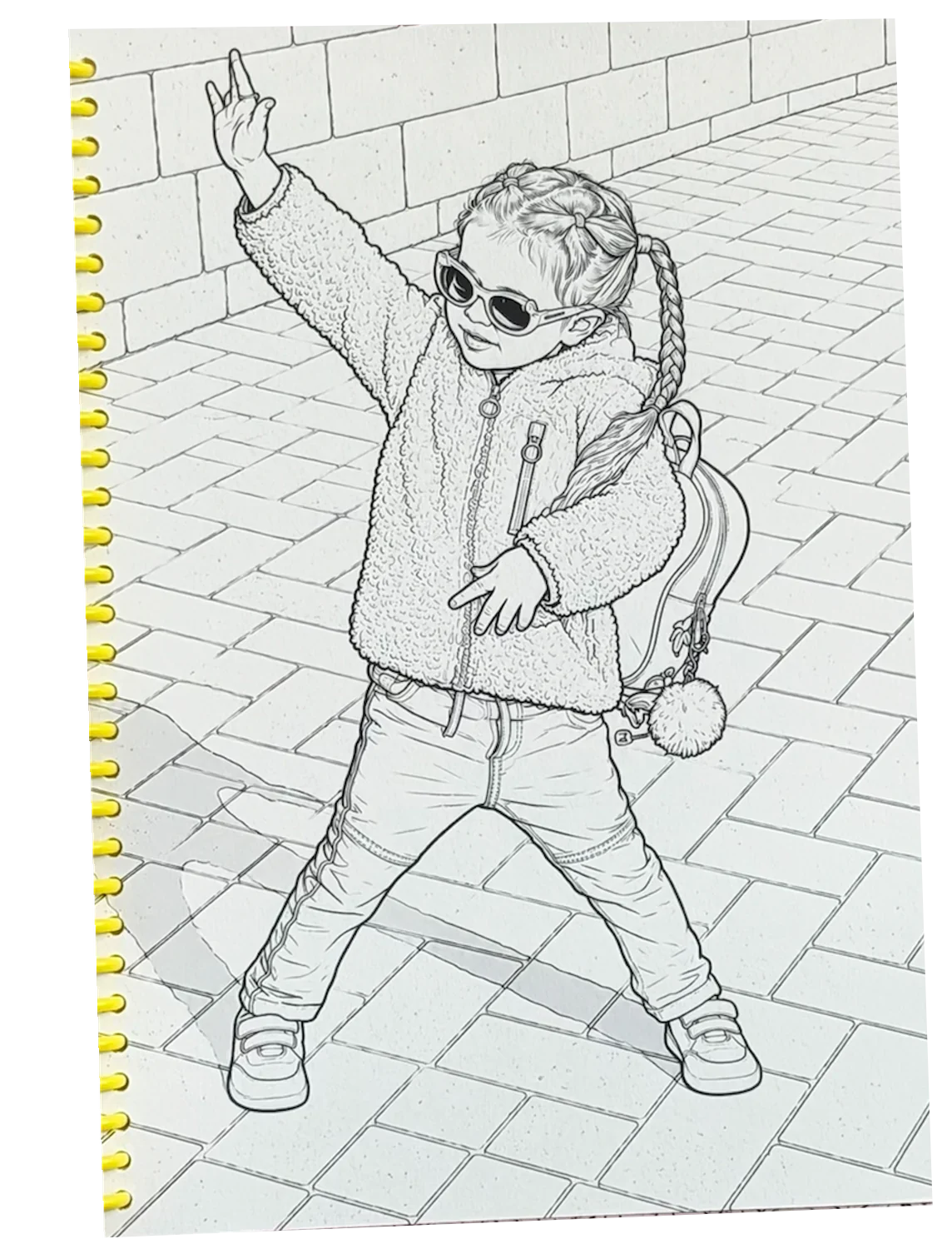 Ausmalbild aus dem Malbuch von Tamila