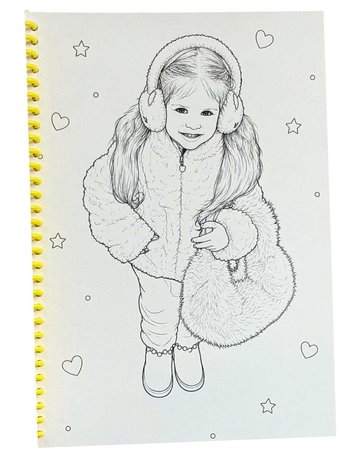 Ausmalbild aus dem Malbuch von Tamila